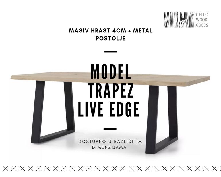 Trapez Live edge